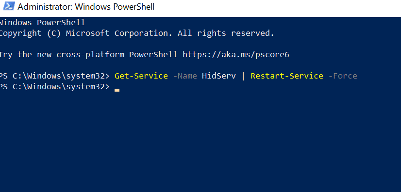 fixing keyboard using powershell