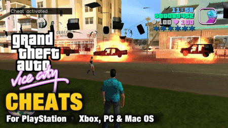 GTA Vice City Cheats for PC, PlayStation, Android, and Xbox
