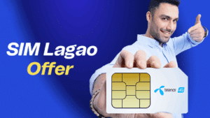 image of a man holding a sim showing