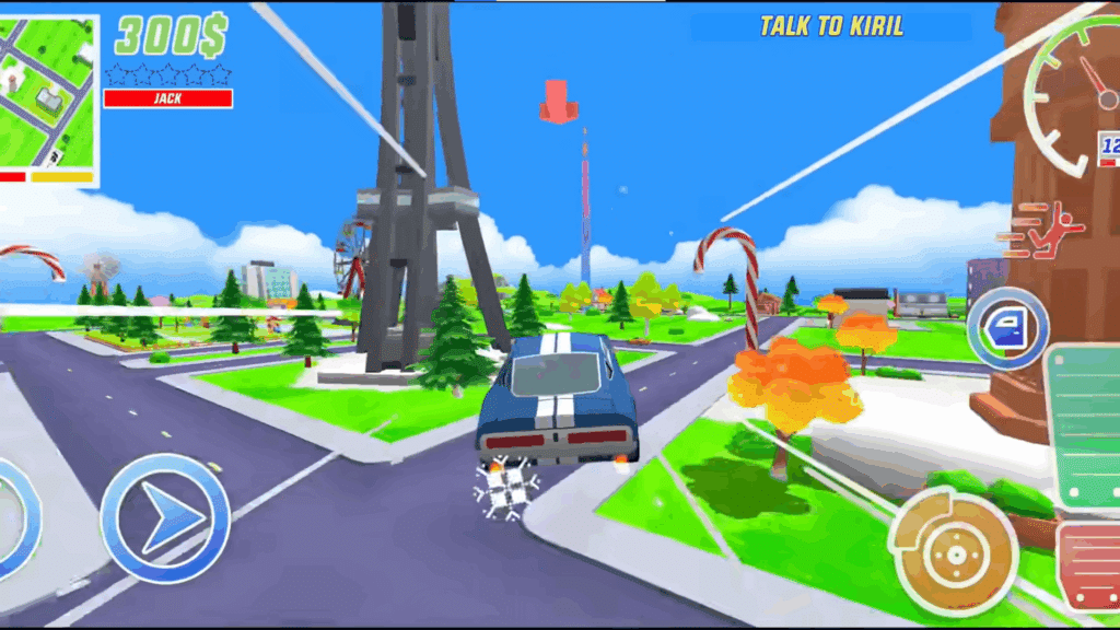 Image showing cheat is activated in Dude Theft Wars