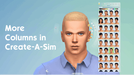 More CAS Columns Sims 4 v1.36 (Updated 2026) Image showing More CAS Columns in Sims 4