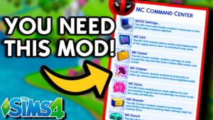 MC Command Center 2025.6.0 for The Sims 4 is Available Now! Image showing MC Command Center Sims 4 mod