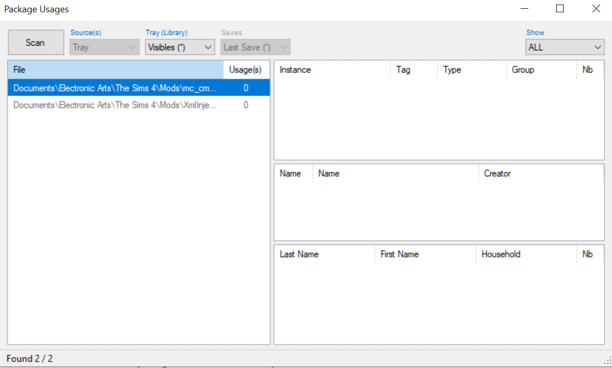 Image showing Package Usage Tool