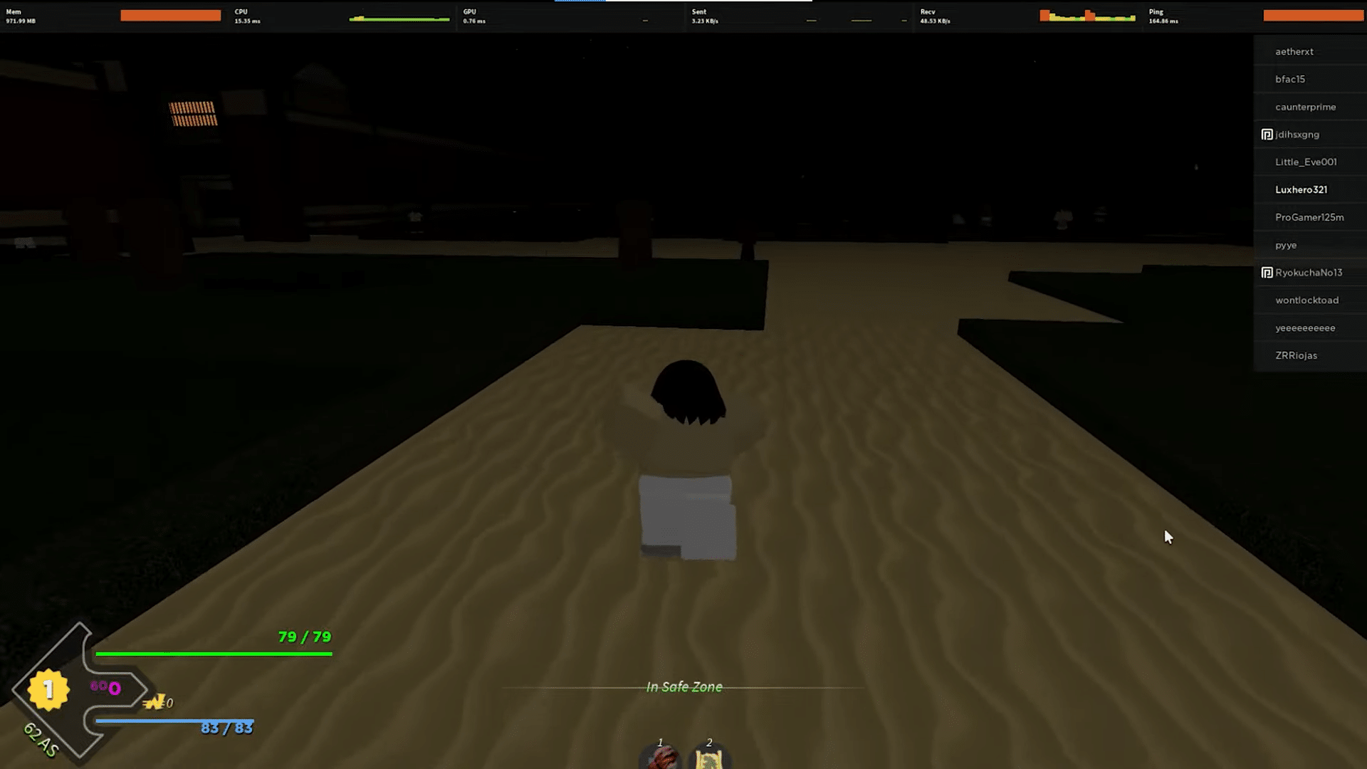 Pressing "M" button to enter in Project Slayers Codes screen