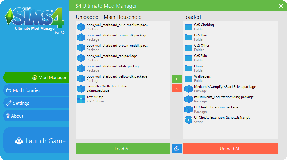 Sims 4 Mod Manager v1.2.13 (Updated 2025) get Sims 4 Mod Manager for free