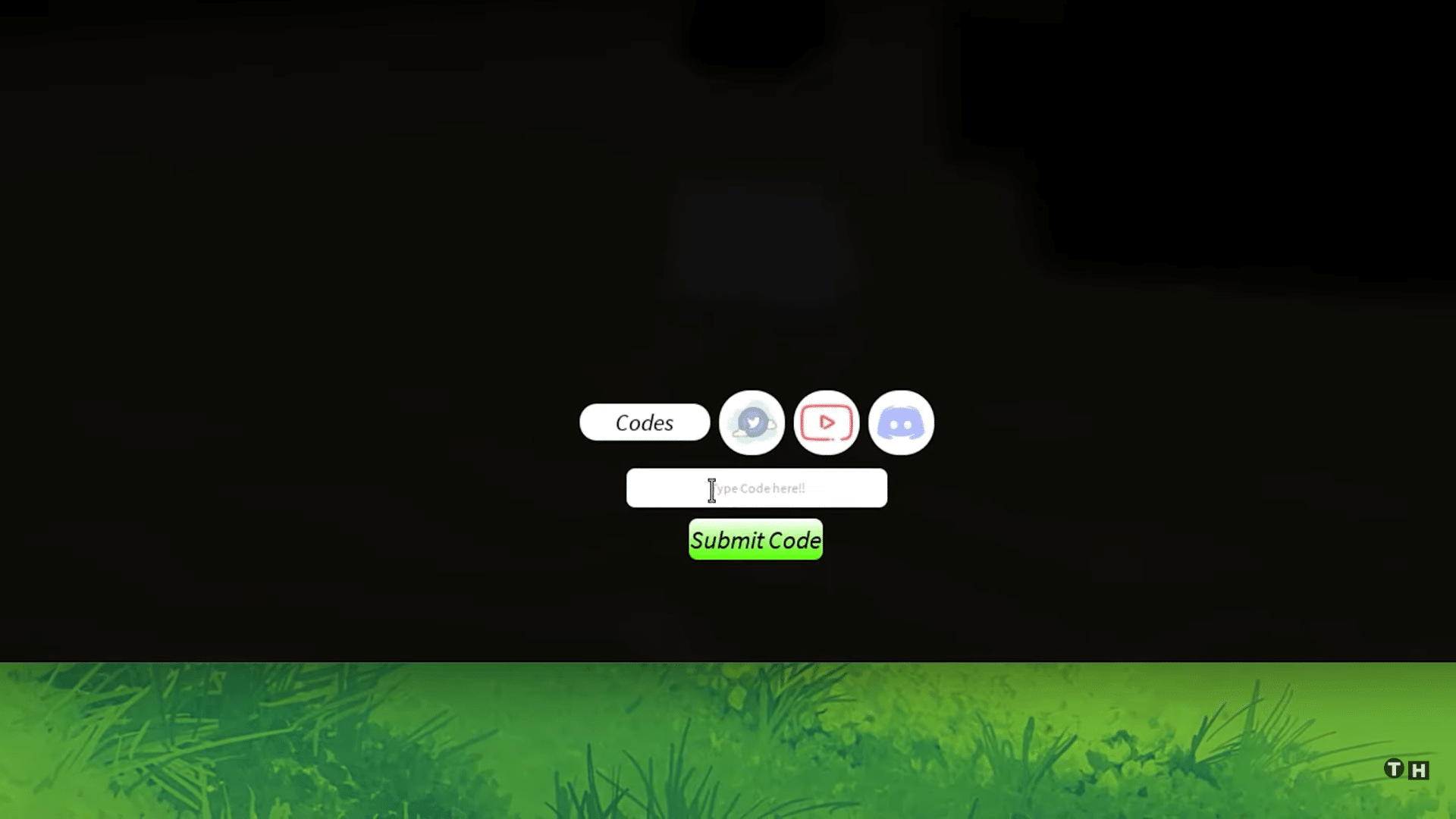 A submit button with a text field
