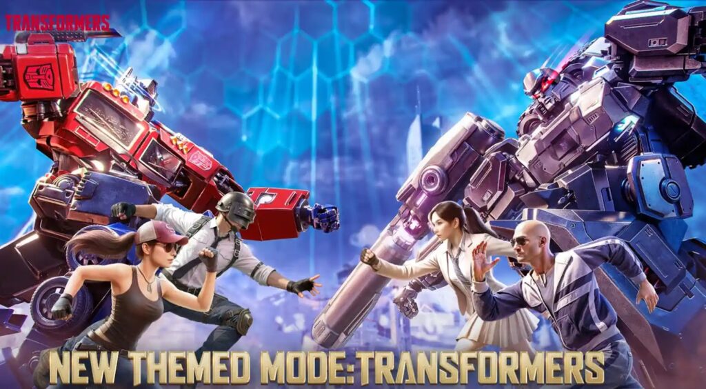 Image showing transformers theme mode in BGMI