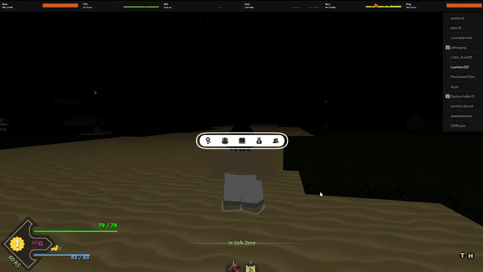 Image showing a list of menu