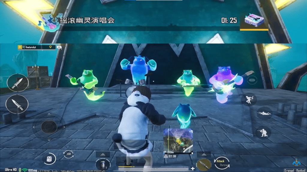 Ghosts Performing dead concert