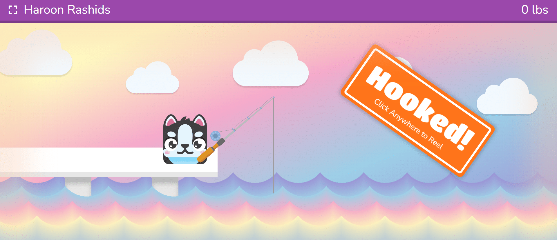 Image showing a cat is searching for fish in ocean