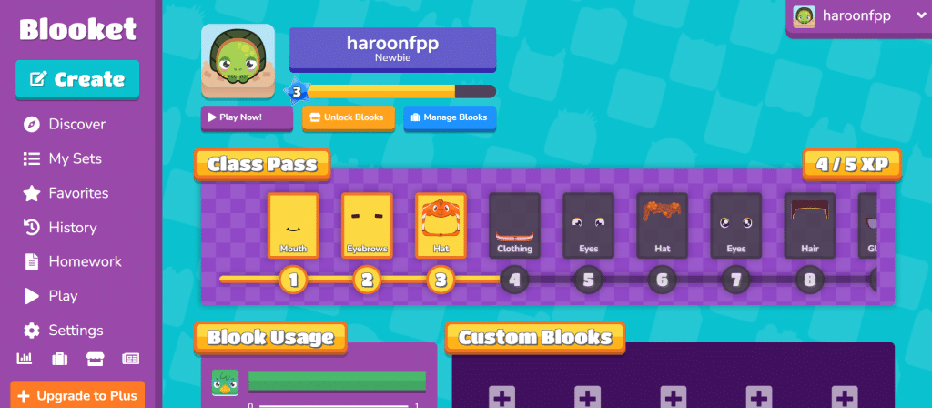 Image showing changing avatar option