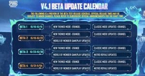 PUBG Beta 4.1 Delayed! Here is the New Release Date and Schedule Image showing PUBG Mobile beta 4.1 schedule