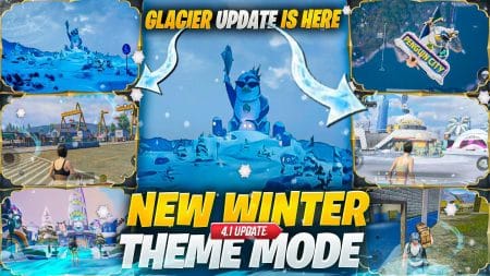PUBG Mobile 4.1 Update Release Date! Snowy Penguinville Theme Mode and More details Image showing pubg 4.1 update theme mode and some features