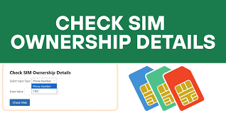 Image showing three sims and text "Check SIM Ownership Details"
