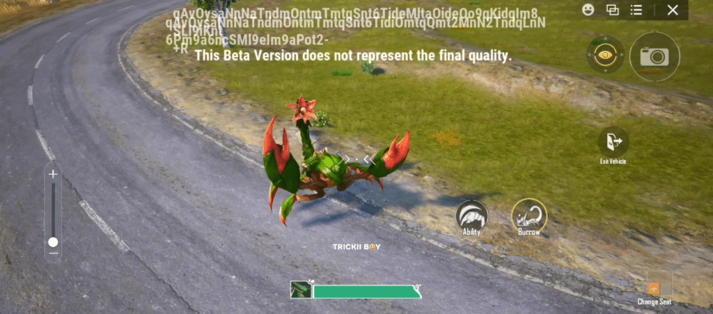 Image showing green scorpion in 4.2 beta version
