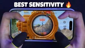 Best PUBG Mobile Sensitivity for 2026 A player playing PUBG with 6x scope using Best Sensitivity