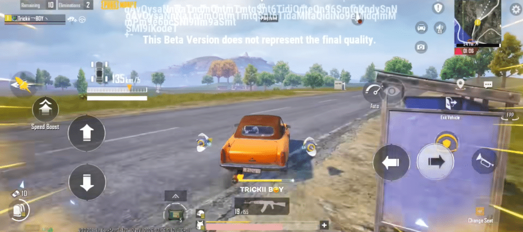 Using nitrous boost on a vehicle