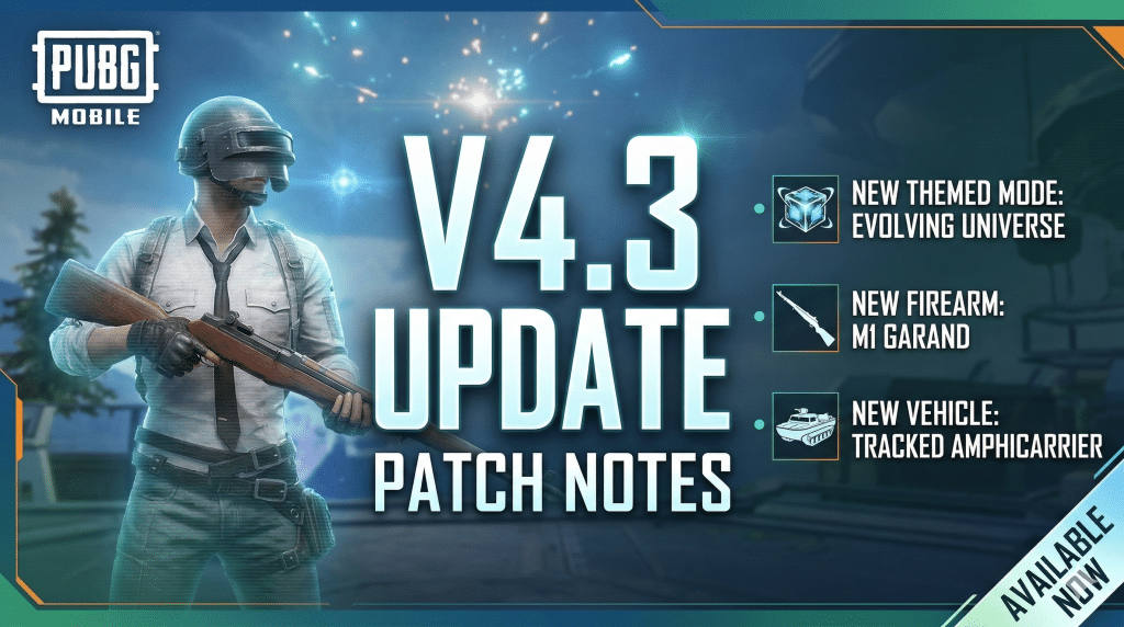 PUBG Mobile 4.3 Update Patch Notes
