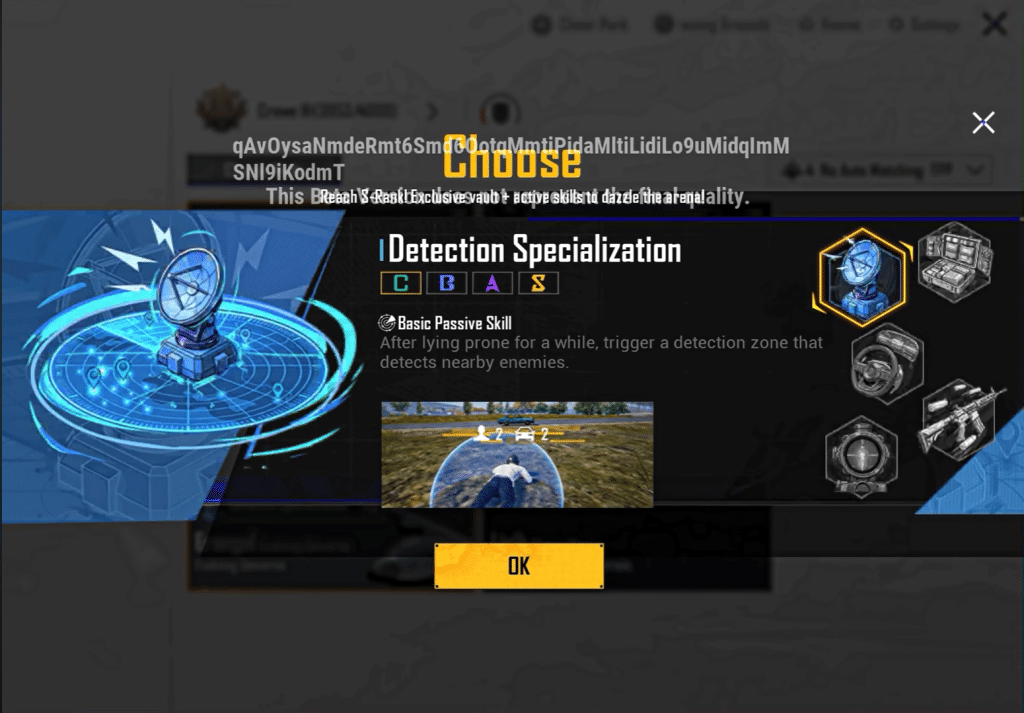 Character level skill specilization