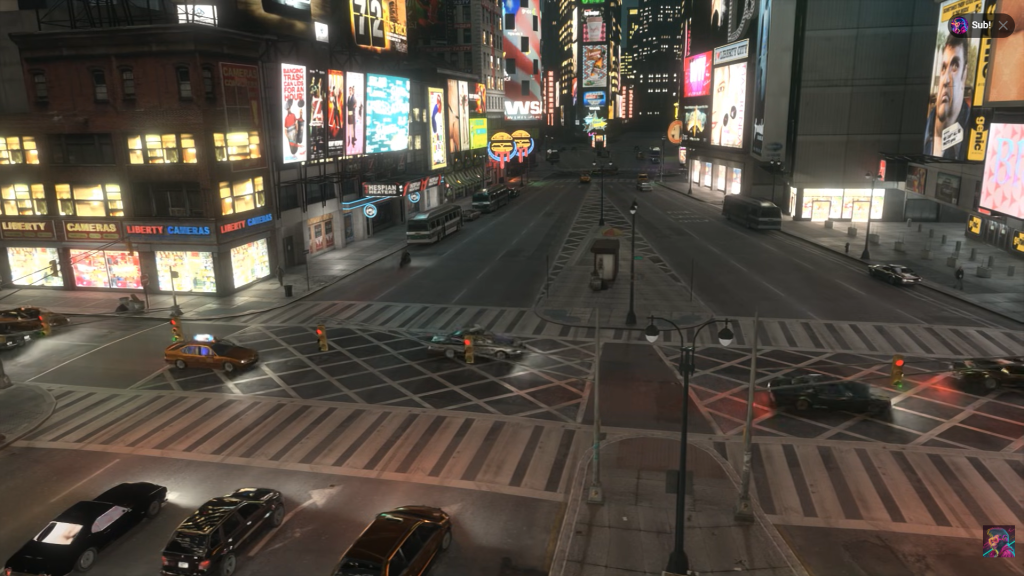 the night view of crossorads with Warcaco Graphics Mod