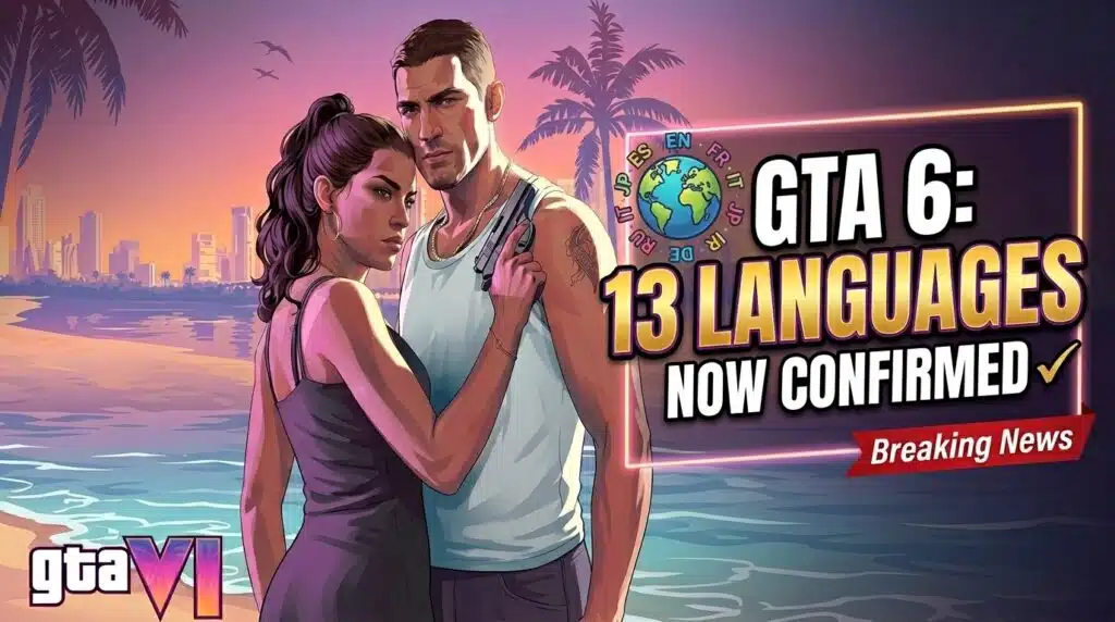 the list of GTA 6 supported languages