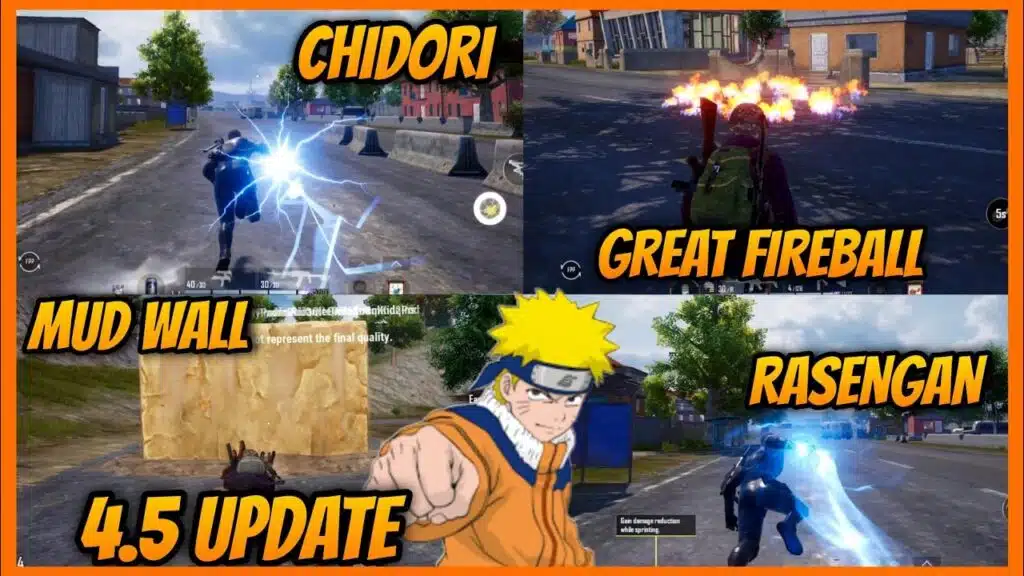 PUBG Mobile 4.5 Update Release Date, Naruto Theme Mode, Features & more details Image showing PUBG Mobile 4.5 Update theme mode and features