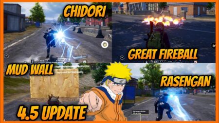 PUBG Mobile 4.5 Update Release Date, Naruto Theme Mode, Features & more details Image showing PUBG Mobile 4.5 Update theme mode and features