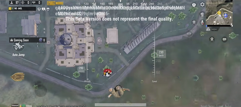Landing in hunter themed area in PUBG 4.6 beta