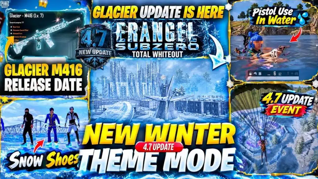 PUBG Mobile 4.7 Update Leaks, Theme Mode, Features, and More Details PUBG Mobile 4.7 update brings Winter theme mode, snow shoes and more items
