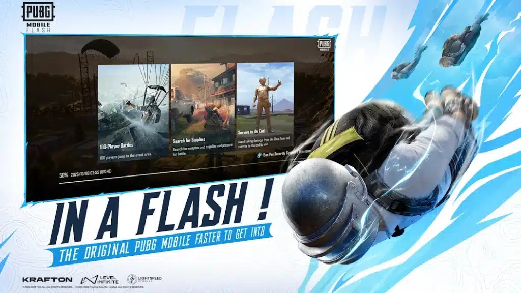 The original PUBG Mobile experience is now in the flash